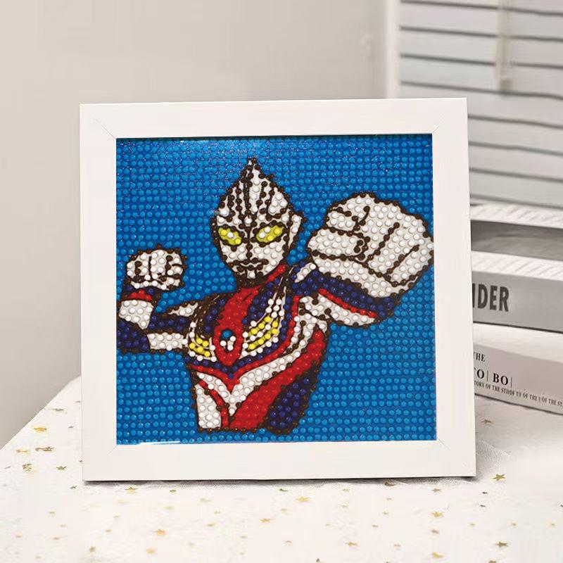 High-End Diamond Painting Diy Van Gogh Starry Sky Cat Creative Handmade Toy Table Decoration Diamond Painting With Frame