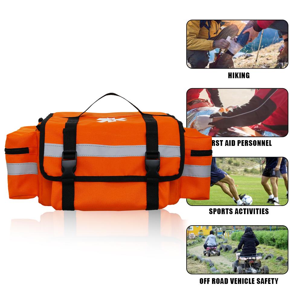 Camping Emergency Aid Responder Bag Empty Trauma Bag for Outdoor Supplies Carry Bag Shoulder Bags EMS Dixigear Empty First Respo