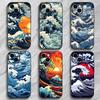 Art Ukiyo-e Ocean Waves Phone Case Phone Case Soft Packaging Lightweight For iPhone17 16 15 14 13ProMax