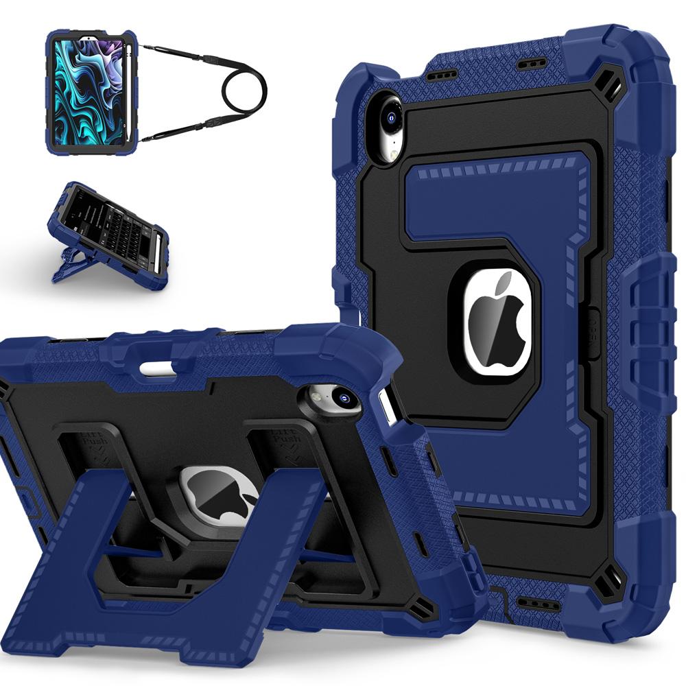 Shockproof Silicone+PC Tablet Cases for 8.3'' IPad Mini 7/6 2024/2021 7th/6th Mini7/Mini6 Case Cover Coque Stand Shell