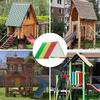 Silver Coated Playground Shelter Cover Replacement Dustproof Canopy For Kids Play Backyards Equipment Outdoor Activities