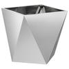 Plant Pot Silver 50 X 50 X 50 Cm Galvanized Steel