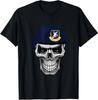 NEUES LIMITIERTES Air Force Security Forces Defender Totenkopf Baskenmütze T-Shirt