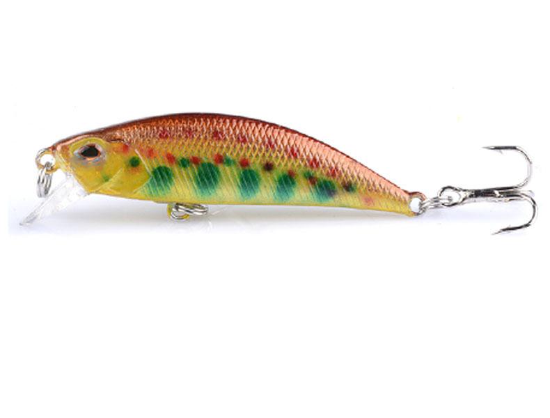 1pc 5g 5cm Minnow Fishing Lures Full Water Artificial Small Bait Wobbler Fake Hrad Bait for Carp Fishing Tackle Pesca Accesories