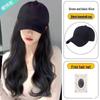 Gorro Peluca para Mujer: Sombrero de Cubo para Cabello Largo y Liso con Opción de Onda Rizada para Principios de Otoño