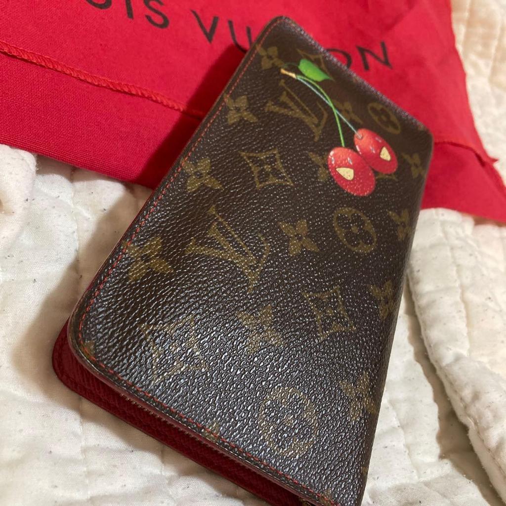 Used LOUIS VUITTON Louis Vuitton Monogram Cherry Portomone Murakami
