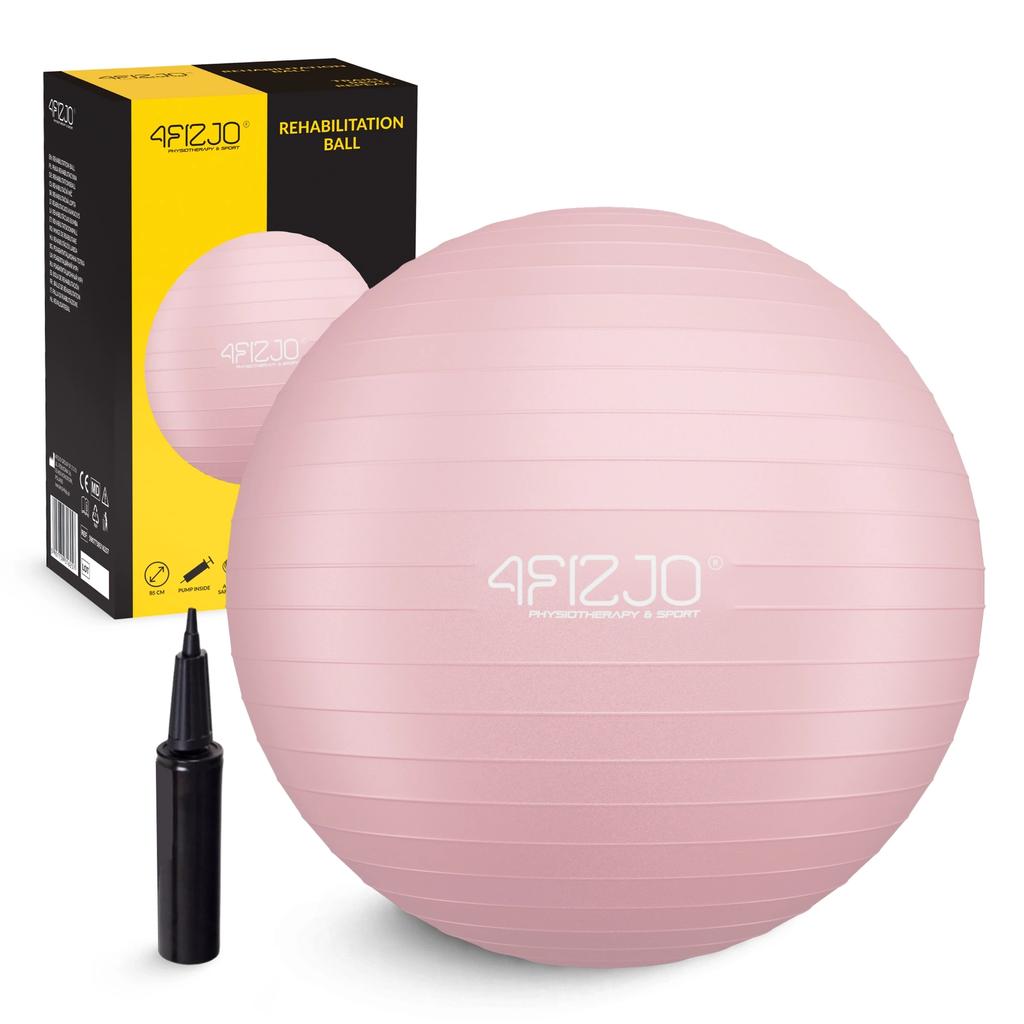 Ballon de Gymnastique Gonflable 65 cm - Rose