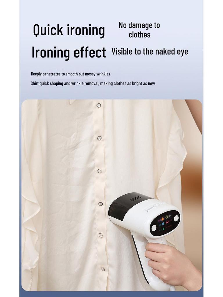 Handheld Portable Electric Garment Steamer and Iron for Dry & Wet Ironing