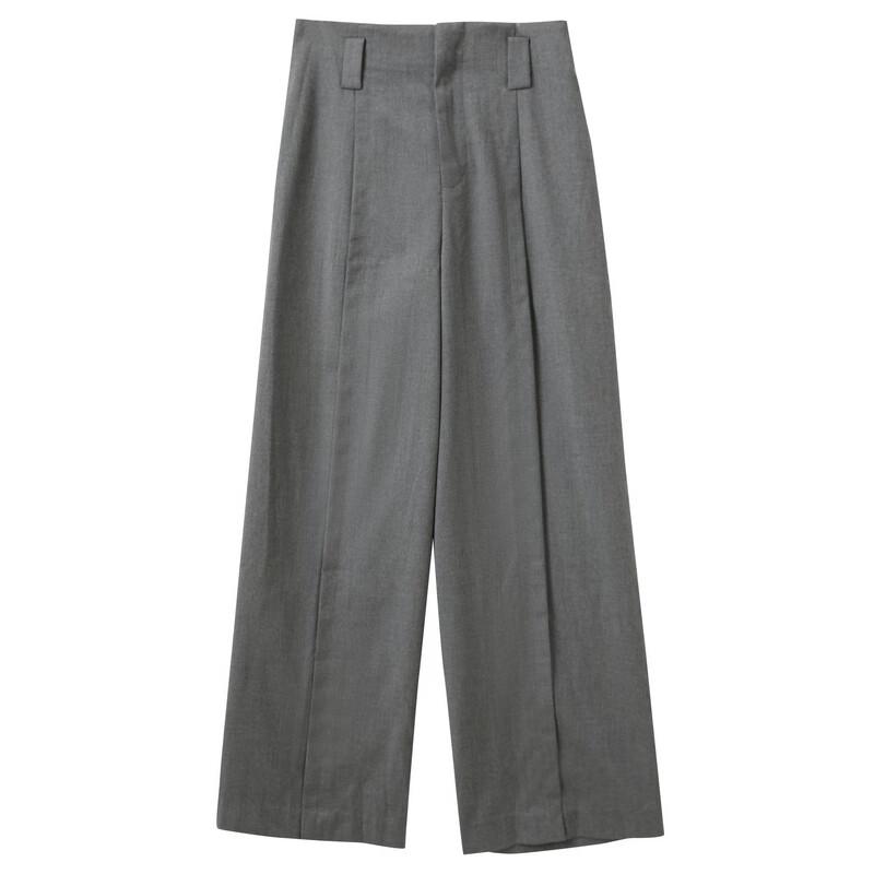 Sancai 2025 Autumn Women's Elegant Wide-Leg Commuter Trousers