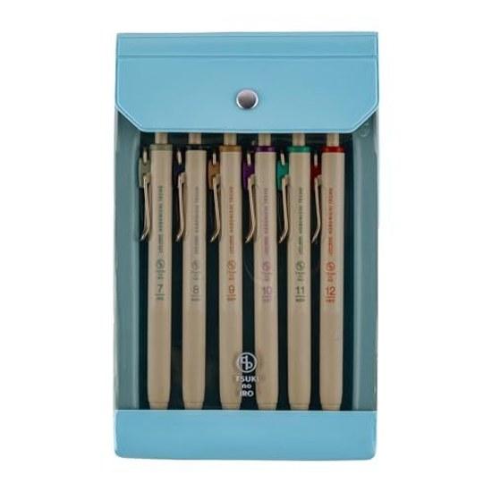 Hobonichi Techo TSUKI no IRO Uni-ball One 7-12 Month Set Case Planner Accessories