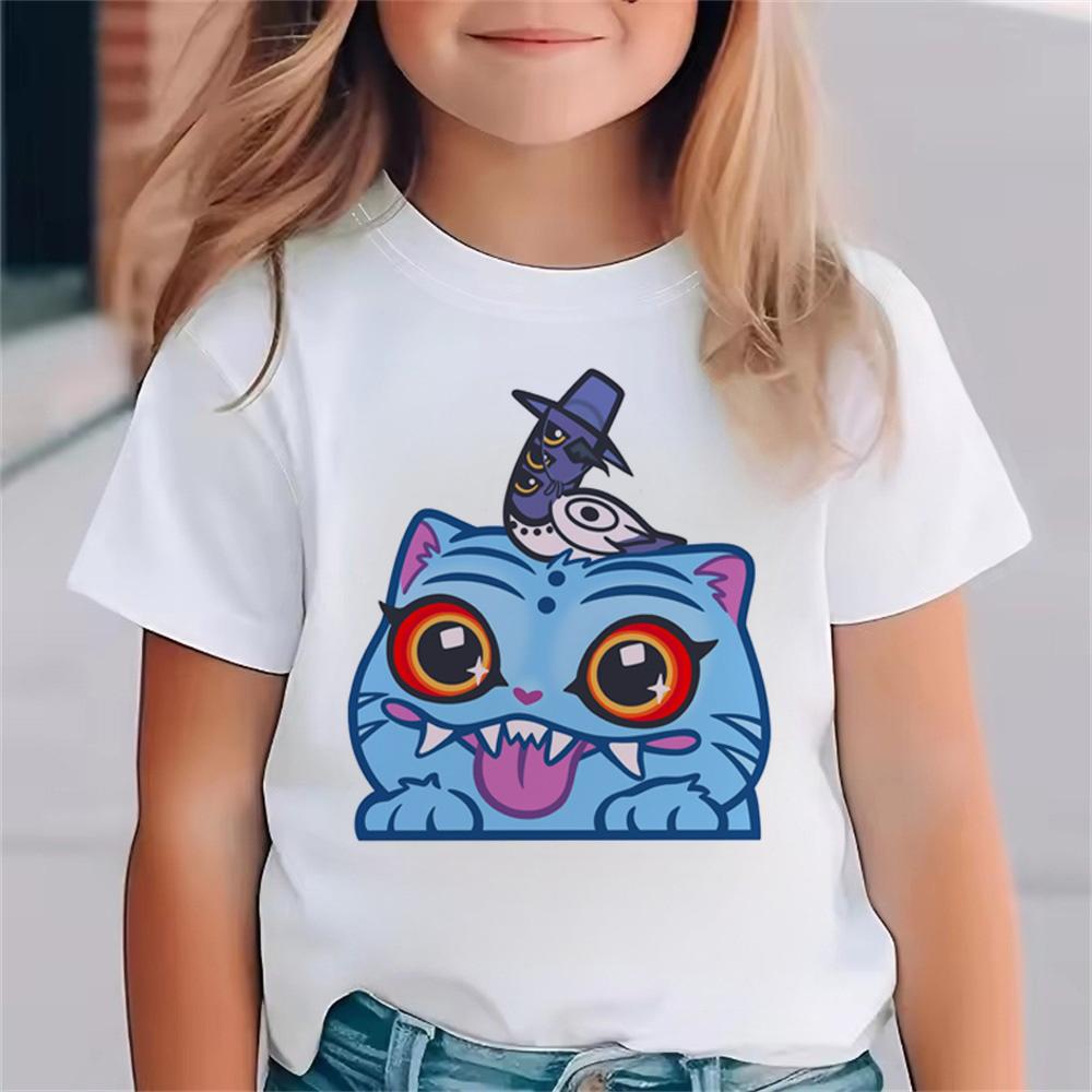 Kids' T-shirt K-Pop 'Demon Slayer' Print 2025 Movie Crew Neck Girls' Cartoon Short Sleeve Summer Baby Fashion Casual Top