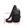 Lightweight Casual Chest Bags For Men Portable Minimalist Anti Theft Password Lock Small Shoulder Bag Waterproof Men'S Sling Bag