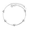 Women's Charm Love Heart Wings Bracelet Cuff Bangle Jewelry