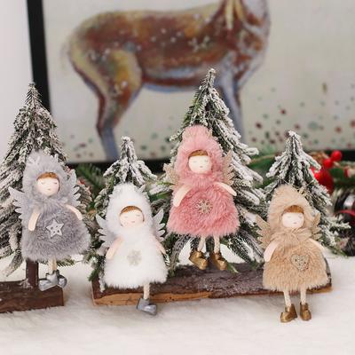 Anděl s křídly Přívěsky Ornament vánoční stromeček visící znamení Veselé Vánoce Xmas strom visí