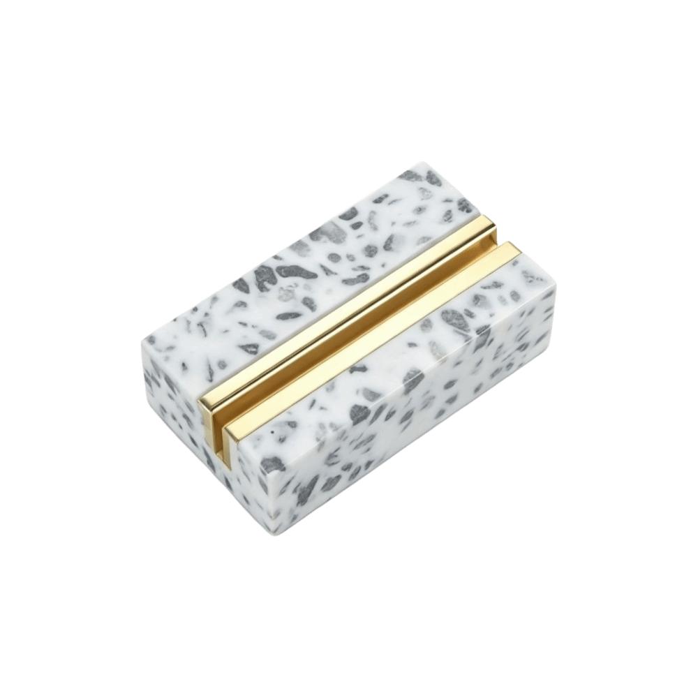 

Marble Texture Menu Card Display Holder Creative Design Table Name Tag Clip Calendar Base Style-A