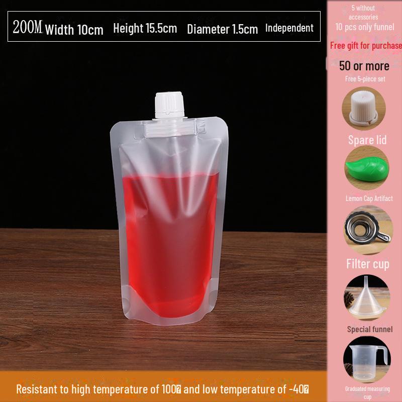Portable Music Festival Water Bag - Food Grade, Disposable, Essential for Concerts