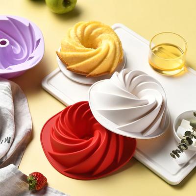 1/5 Stück Silikon Gugelhupfformen Antihaft Bundtform Backformen Perfektes Backgeschirr für Kuchen Jello Gelatine Brot Para Gelatinas Form