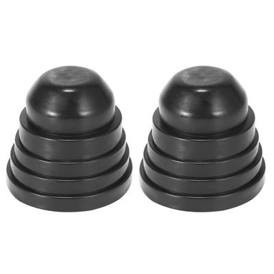 X AUTOHAUX Housing Seal Cap 50mm 55mm 60mm 65mm Rubber Headlight Dust Cover Waterproof Dustproof Cap 2pcs