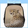 Geräumiger und leichter 15-Zoll 3D-Leoparden-Rucksack für Schulkinder