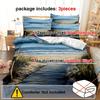 3pcs Beachside Pathway Bedding Set 1*Duvet Cover, 2*Pillowcases, No Fill Included, Soft Comfortable Breathable Duvet Cover Set