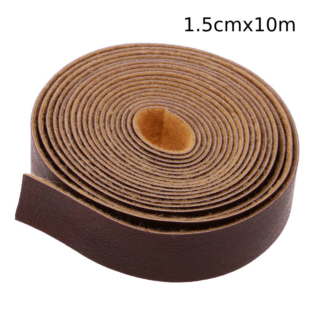 10 Meters DIY PU Leather Crafts Straps Strips for Leathercrafts Accessories Belt Handle Crafts Making 2/1.5cm Wide
