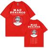 Singer Mac Demarco Law & Order Double Sided Print T-shirt Men Women Fashion Vintage Oversized Tshirt Men's Casual Cotton T Shirt