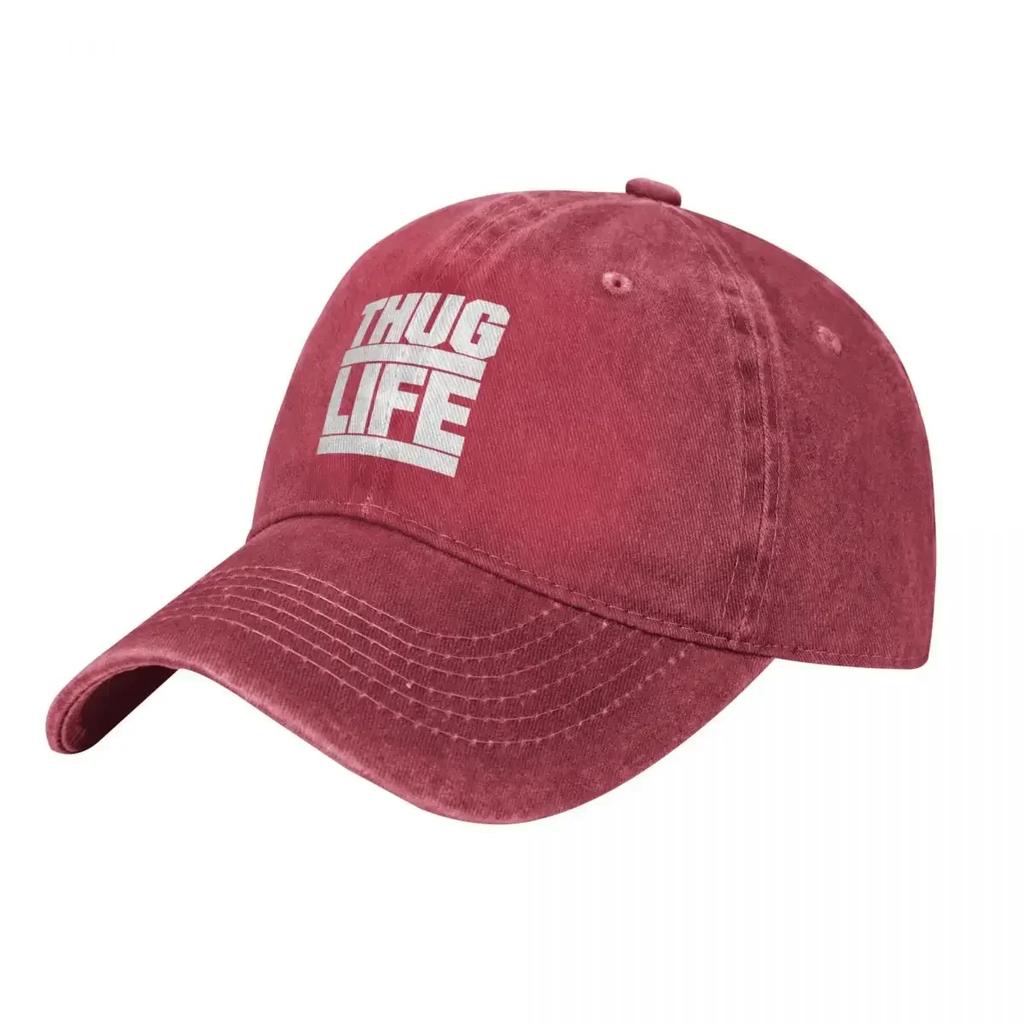 Caps Tupac Pac Thug Life Ed Fashion Baseball Peaked Unisexs Hat Womens Polo