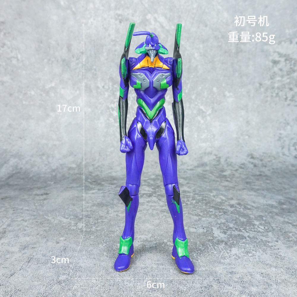 17CM Anime EVA EVANGELION-01 Figure 02 Production Model Standing Model Ayanami ReiToy Gift Collection Action Figure Boxed PVC