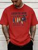 Retro Fishing Rod Bait Lure Catch Ya Later Slogan Graphic Print Unisexs Crew Neck Short Sleeve Tee Casual Daily Soft Basic Wear Top