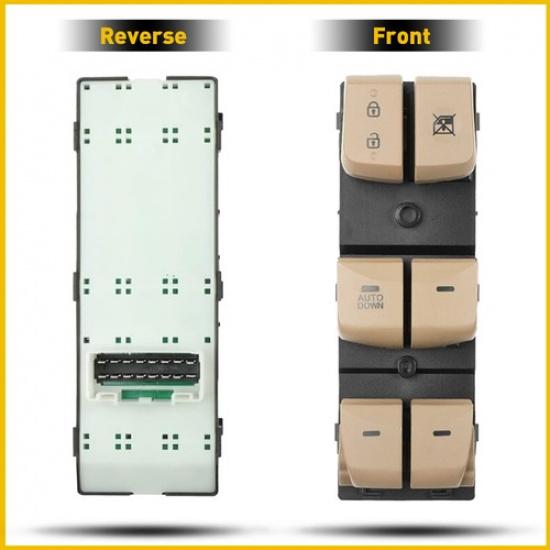 For Hyundai Elantra 2011-2015 Beige Master Driver Door Window switch 935703X000