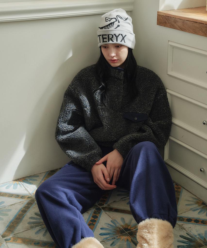 Marrot Dusty Fleece Pullover_Navy
