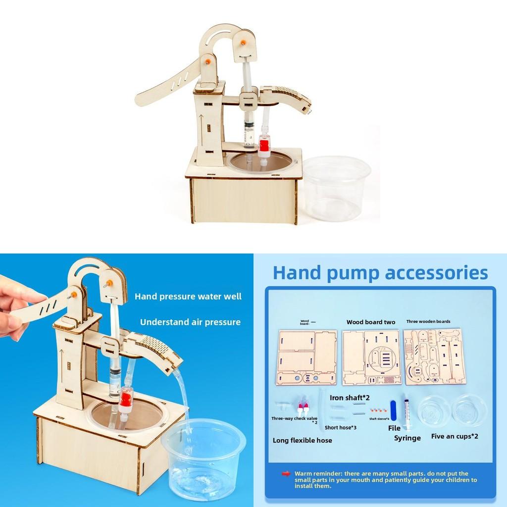 Science Experiment Diy Hand Pump Kit For Kids Educational Science Toys