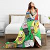 Inanimate Insanity All Characters Flannel Blanket Soft Throw Blanket for Home Decor Travel Print Bedspread Sofa Bed Cover