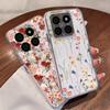 Small Flowers Pattern Case For Xiaomi Redmi Note 15 Pro 4G Funda Redmi Note 14 13 Pro 5G Clear TPU Silicone Soft Cover