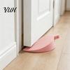 Silent Door Buffer for Office Leaf Shaped Stopper Wedge, Non-Slip Wind?Resistant Stop, Stop Wedge Anti?Collision Jam Home Decor 3D Printed Holder