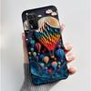 Casing For Nokia XR21 Case Aesthetic Fashion Cute Cat Astronaut Cartoon Black TPU Silicone Soft Shockproof Phone Case Back Cover