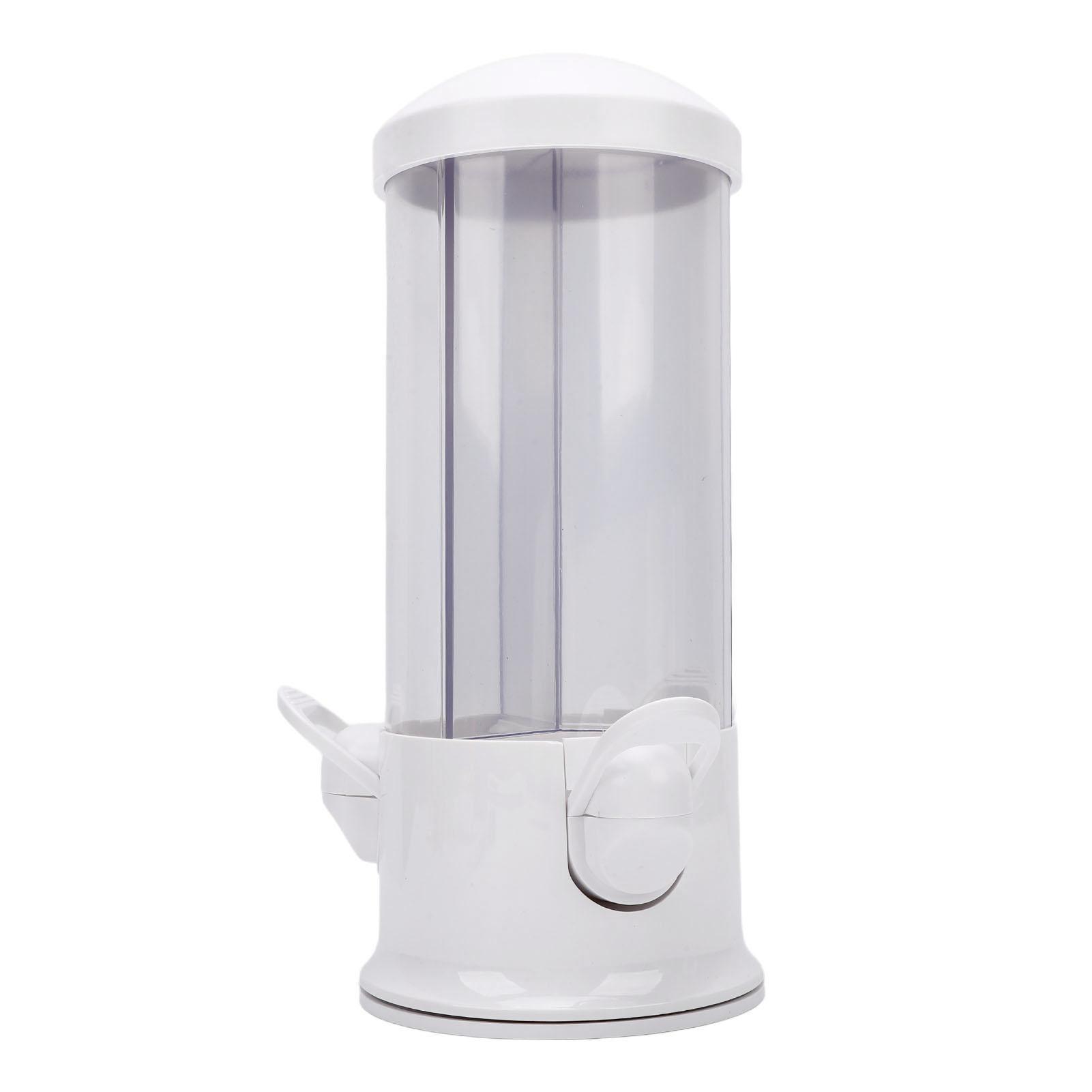 

Candy Dispenser Machine 360 degrees Rotating Fun Candy Nut Dispenser Gumball Machine for Small Snack Pearl White 3 in