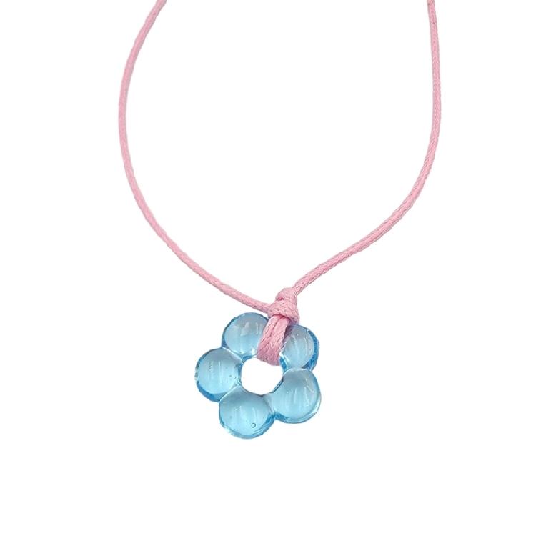 

Drawing Rope Flower Necklace Female Hip-hop Cold Wind Long Sweater Neck Chain 1