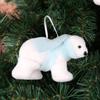 Christmas Decoration 2pcs/pack Scarf White Bear Home Decoration Accessories Christmas Pendant Christmas Gifts For Children