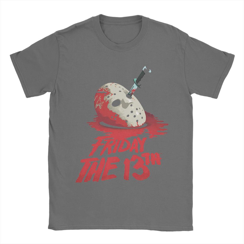 Jason Voorhees Friday 13th Horror T Shirt Men Women Cotton Vintage TShirt Crew Neck  Tee Shirt Short Sleeve Clothes Plus Size