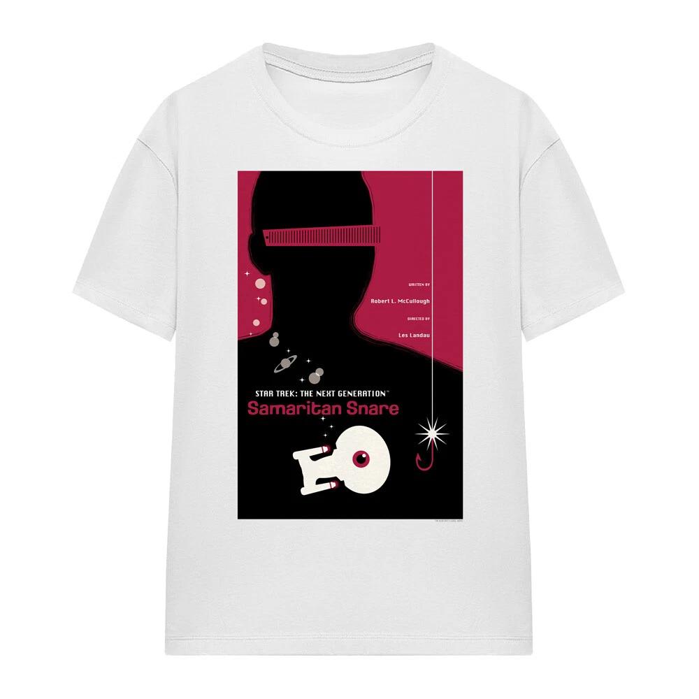 

Star Trek TNG Season 2 Episode 17 Ladies 100% Cotton T-shirt Mens Tees Top S-2XL, White S