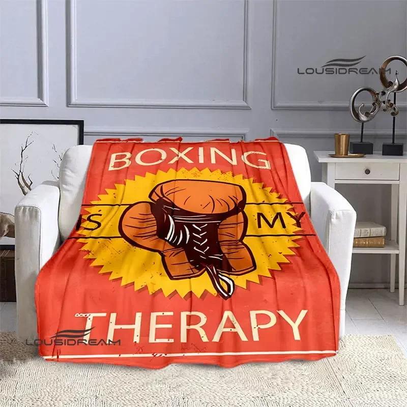 3D Boxing Printing Blanket blankets for beds Flange Warm blanket Home travel blankets bed linings birthday gift