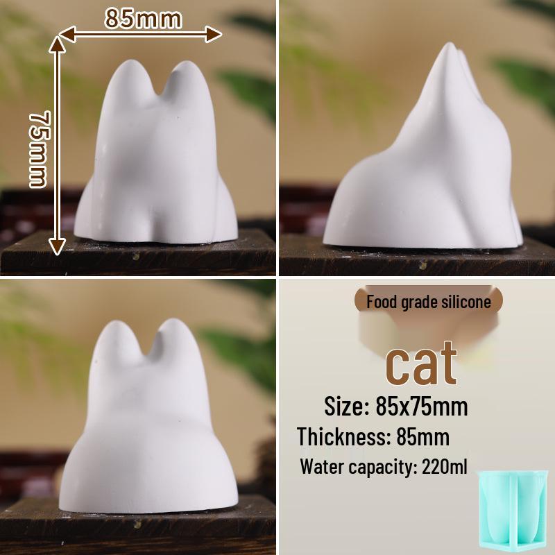 Teddy Bear Silicone Mold for DIY Crafts and Incense Stones