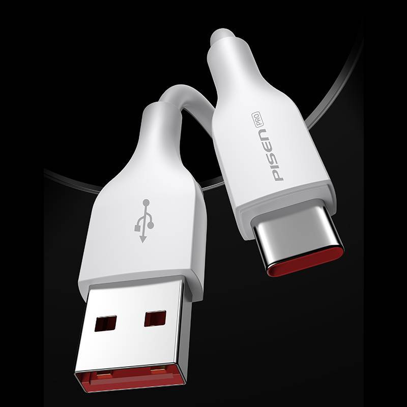 Pinsheng Typec Data Cable 6A Fast Charge Is Suitable for Huawei 66W Charging Cable 40W Device Xiaomi 5A Android Type-c