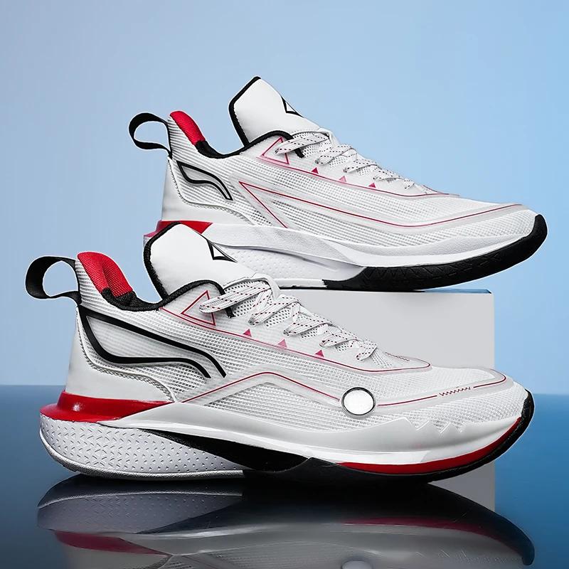 Fashion Men's Basketball Shoes Student Non-Slip Male Sports Athletic Original Outdoor Breathable Sneakers Field Training Basket Shoes