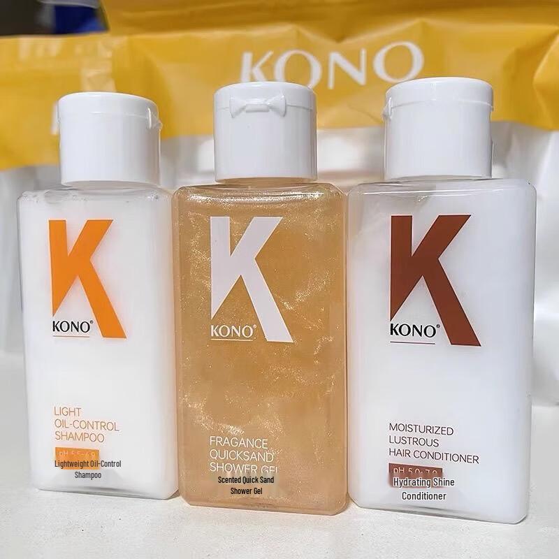 KONO Travel Hair and Body Care Set