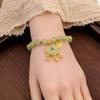 Women  Lucky Bracelet Imitation Hetian Jade Temperament Beaded Bracelet Jewelry Gift