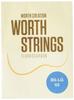 Worth Strings BS-LG Ukulele Strings, Brown Slotted Low-G, 63-inch, Brown Fluorocarbon
