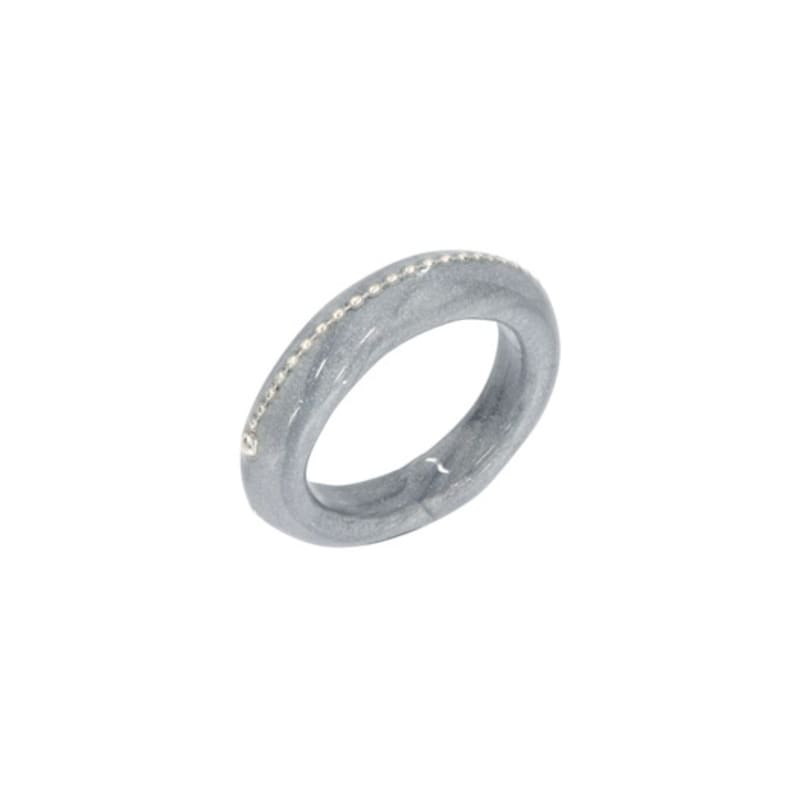 Nff Silver Radience Ring-grey