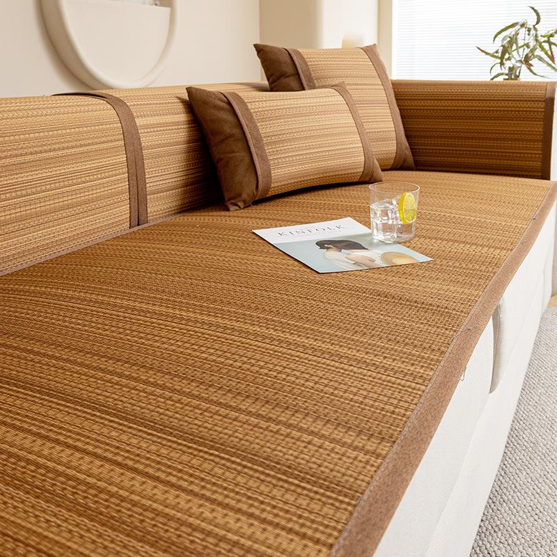 

Summer Rattan Cushion Sofa Cushion, Summer Non-Slip Mat Cushion New Ice Silk Cool Cushion Sofa Cover 70*70cm